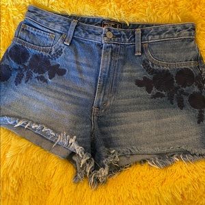 Denim shorts